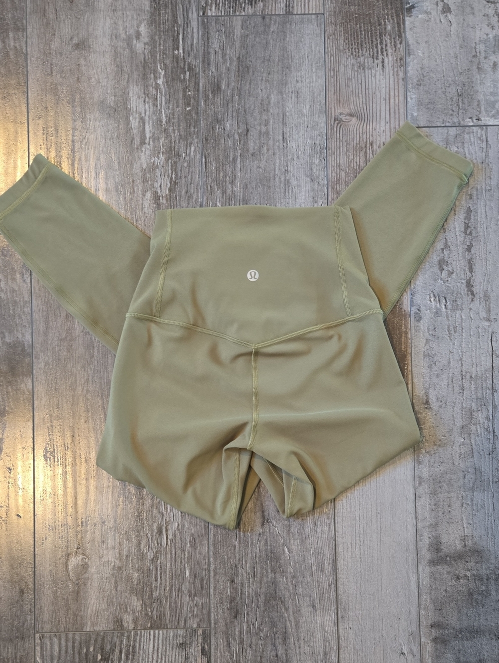 lululemon athletica Olive Green High-Waist Leggings
